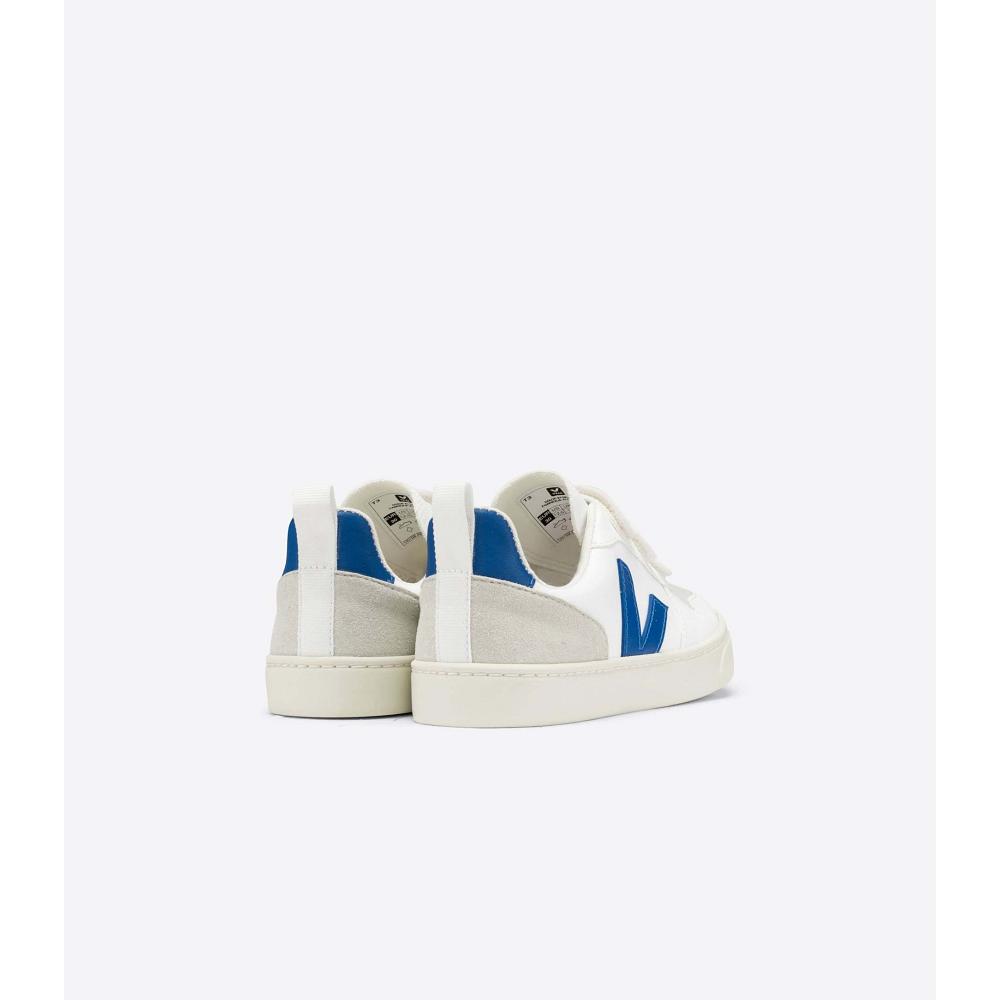 Veja V-10 CWL Schoenen Kinderen Wit Indigo | NL 776JPQ